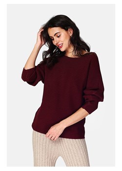 ASSUILI Sweter w kolorze bordowym ze sklepu Limango Polska w kategorii Swetry damskie - zdjęcie 169832024