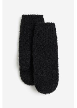 H & M - Rękawiczki bouclé z jednym palcem - Czarny ze sklepu H&M w kategorii Rękawiczki damskie - zdjęcie 169833972