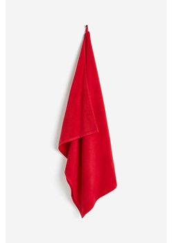 H & M - Duży ręcznik kąpielowy z frotte - Czerwony ze sklepu H&M w kategorii Ręczniki - zdjęcie 169834081