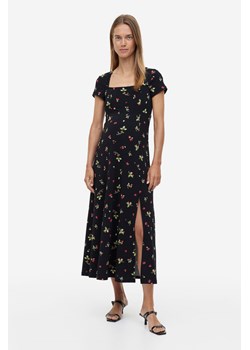 H & M - MAMA Sukienka z dekoltem karo - Czarny ze sklepu H&M w kategorii Sukienki ciążowe - zdjęcie 169834221