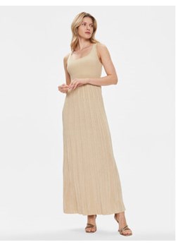 MICHAEL Michael Kors Sukienka dzianinowa MR4822IAFB Złoty Regular Fit ze sklepu MODIVO w kategorii Sukienki - zdjęcie 169834673