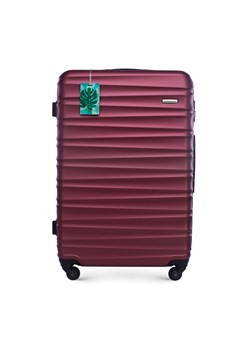 Duża walizka z zawieszką bordowa ze sklepu WITTCHEN w kategorii Walizki - zdjęcie 169836290