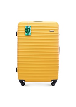 Duża walizka z zawieszką żółta ze sklepu WITTCHEN w kategorii Walizki - zdjęcie 169836291