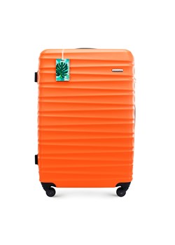Duża walizka z zawieszką pomarańczowa ze sklepu WITTCHEN w kategorii Walizki - zdjęcie 169836292