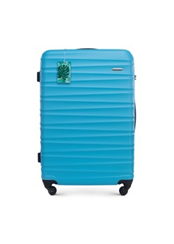 Duża walizka z zawieszką niebieska ze sklepu WITTCHEN w kategorii Walizki - zdjęcie 169836293