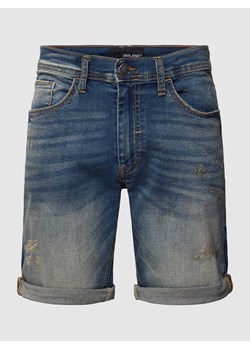 Szorty jeansowe o kroju slim fit z 5 kieszeniami ze sklepu Peek&Cloppenburg  w kategorii Spodenki męskie - zdjęcie 169838172