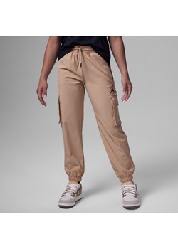 Spodnie dla dużych dzieci Jordan Post Up Cargo Pants - Brązowy ze sklepu Nike poland w kategorii Spodnie damskie - zdjęcie 169839353