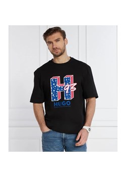 Hugo Blue T-shirt Nentryle | Regular Fit ze sklepu Gomez Fashion Store w kategorii T-shirty męskie - zdjęcie 169841073
