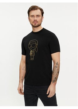 KARL LAGERFELD T-Shirt 755054 542221 Czarny Regular Fit ze sklepu MODIVO w kategorii T-shirty męskie - zdjęcie 169842742