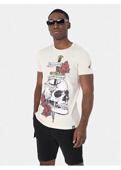 Brave Soul T-Shirt MTS-149LENNON Écru Straight Fit ze sklepu MODIVO w kategorii T-shirty męskie - zdjęcie 169842814