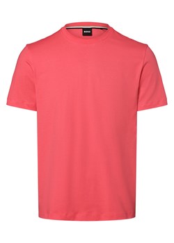 BOSS Koszulka męska - Thompson 01 Mężczyźni Bawełna wyrazisty róż jednolity ze sklepu vangraaf w kategorii T-shirty męskie - zdjęcie 169843263