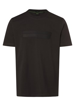 BOSS Green Koszulka męska - Tee 2 Mężczyźni Bawełna antracytowy jednolity ze sklepu vangraaf w kategorii T-shirty męskie - zdjęcie 169843274