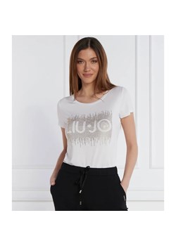 Liu Jo Beachwear T-shirt | Regular Fit ze sklepu Gomez Fashion Store w kategorii Bluzki damskie - zdjęcie 169843621