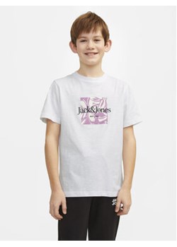 Jack&Jones Junior T-Shirt Lafayette 12253973 Biały Standard Fit ze sklepu MODIVO w kategorii T-shirty chłopięce - zdjęcie 169844171