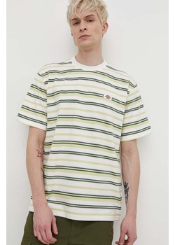 Dickies t-shirt bawełniany GLADE SPRING TEE SS męski kolor biały wzorzysty DK0A4YR1 ze sklepu ANSWEAR.com w kategorii T-shirty męskie - zdjęcie 169844724