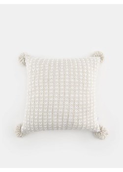 Sinsay - Poszewka na poduszkę - szary ze sklepu Sinsay w kategorii Poszewki na poduszki - zdjęcie 169845343