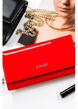 Czerwony duży portfel damski ze skóry naturalnej i ekologicznej - 4U Cavaldi ze sklepu 5.10.15 w kategorii Portfele damskie - zdjęcie 169845622