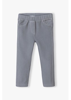 Szare spodnie typu jegginsy dziewczęce ze sklepu 5.10.15 w kategorii Spodnie dziewczęce - zdjęcie 169845672