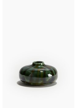 H & M - Mały wazon z kamionki - Zielony ze sklepu H&M w kategorii Wazony - zdjęcie 169846252