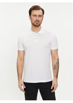 KARL LAGERFELD Polo 745000 542200 Biały Regular Fit ze sklepu MODIVO w kategorii T-shirty męskie - zdjęcie 169846651