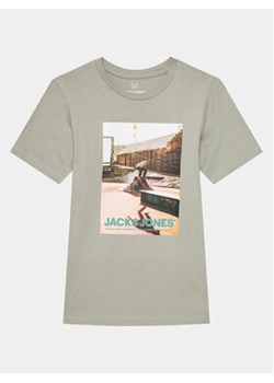 Jack&Jones Junior T-Shirt 12224223 Szary Regular Fit ze sklepu MODIVO w kategorii T-shirty chłopięce - zdjęcie 169846771