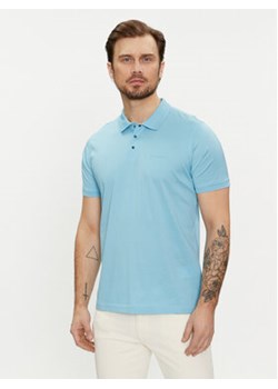 KARL LAGERFELD Polo 745000 542200 Niebieski Regular Fit ze sklepu MODIVO w kategorii T-shirty męskie - zdjęcie 169846841