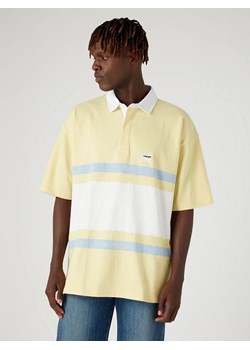Wrangler Koszulka polo w kolorze żółto-białym ze sklepu Limango Polska w kategorii T-shirty męskie - zdjęcie 169847311