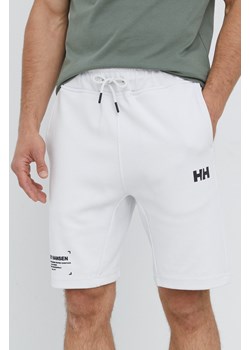 Helly Hansen szorty męskie kolor biały 53710-606 ze sklepu PRM w kategorii Spodenki męskie - zdjęcie 169850292