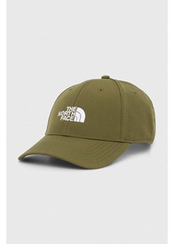 The North Face czapka z daszkiem Recycled 66 Classic Hat kolor zielony z aplikacją NF0A4VSVPIB1 ze sklepu PRM w kategorii Czapki z daszkiem damskie - zdjęcie 169850354