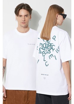Filling Pieces t-shirt bawełniany Alphabet kolor biały z nadrukiem 74405001901 ze sklepu PRM w kategorii T-shirty męskie - zdjęcie 169850622