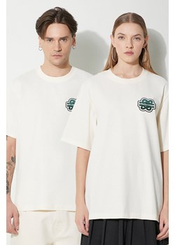 Filling Pieces t-shirt bawełniany T-shirt Gowtu kolor beżowy z aplikacją 74433929936 ze sklepu PRM w kategorii T-shirty męskie - zdjęcie 169850624