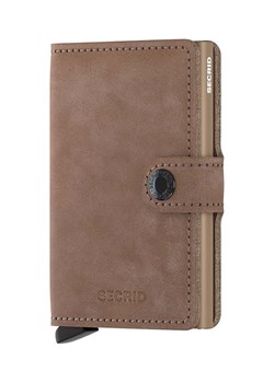 Secrid portfel skórzany kolor beżowy ze sklepu PRM w kategorii Portfele męskie - zdjęcie 169850714