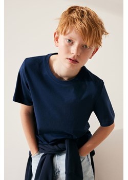 H & M - Bawełniany T-shirt - Niebieski ze sklepu H&M w kategorii T-shirty chłopięce - zdjęcie 169853124