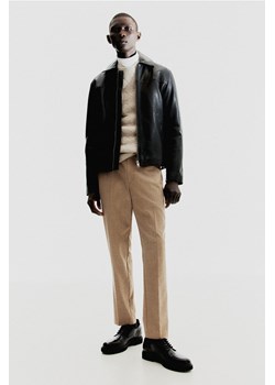 H & M - Joggersy Slim Fit - Brązowy ze sklepu H&M w kategorii Spodnie męskie - zdjęcie 169853143