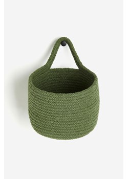 H & M - Bawełniany przybornik ścienny - Zielony ze sklepu H&M w kategorii Kosze i koszyki - zdjęcie 169853182