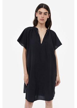 H & M - Bawełniana sukienka tunikowa - Czarny ze sklepu H&M w kategorii Sukienki - zdjęcie 169853213