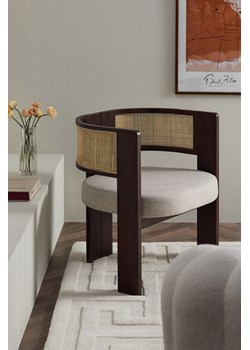 H & M - Mahoniowe krzesło wypoczynkowe - Beżowy ze sklepu H&M w kategorii Fotele - zdjęcie 169853321