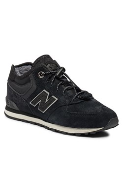 Sneakersy New Balance PV574HGX Czarny ze sklepu eobuwie.pl w kategorii Buty zimowe dziecięce - zdjęcie 169854621