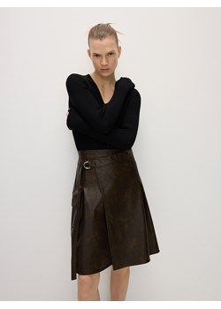 Reserved - Asymetryczna spódnica cargo - zielony ze sklepu Reserved w kategorii Spódnice - zdjęcie 169855460
