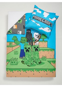 Sinsay - Komplet pościeli bawełnianej Minecraft - wielobarwny ze sklepu Sinsay w kategorii Pościel dziecięca - zdjęcie 169855661