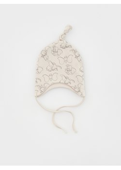 Reserved - Czapka z wiązaniem Dumbo - złamana biel ze sklepu Reserved w kategorii Czapki dziecięce - zdjęcie 169857011