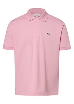 Lacoste Męska koszulka polo Mężczyźni Bawełna różowy jednolity ze sklepu vangraaf w kategorii T-shirty męskie - zdjęcie 169857440