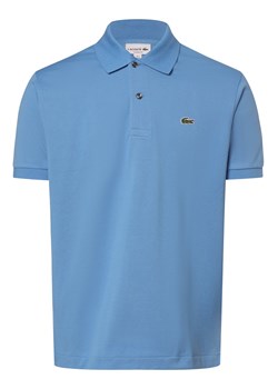 Lacoste Męska koszulka polo Mężczyźni Bawełna niebieski jednolity ze sklepu vangraaf w kategorii T-shirty męskie - zdjęcie 169857441