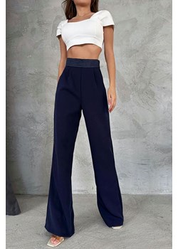 Spodnie LONDESA NAVY ze sklepu Ivet Shop w kategorii Spodnie damskie - zdjęcie 169857593