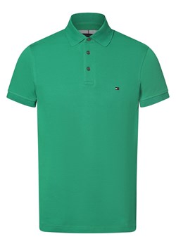 Tommy Hilfiger Męska koszulka polo Mężczyźni Bawełna trawiasty jednolity ze sklepu vangraaf w kategorii T-shirty męskie - zdjęcie 169858322