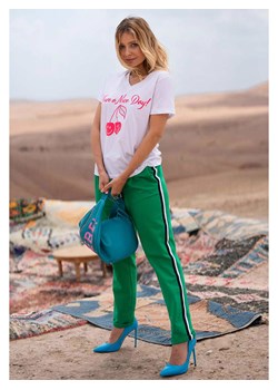 miss goodlife Spodnie w kolorze zielonym ze sklepu Limango Polska w kategorii Spodnie damskie - zdjęcie 169861863