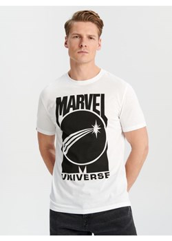 Sinsay - Koszulka MARVEL - biały ze sklepu Sinsay w kategorii T-shirty męskie - zdjęcie 169863842