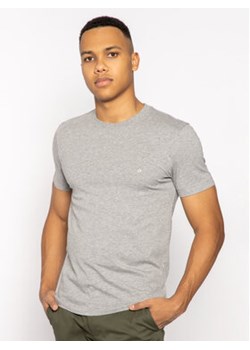 Calvin Klein T-Shirt Logo Embroidery K10K104061 Szary Regular Fit ze sklepu MODIVO w kategorii T-shirty męskie - zdjęcie 169870730