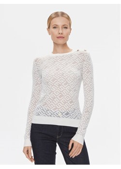 Guess Sweter W4RR28 Z3C90 Biały Slim Fit ze sklepu MODIVO w kategorii Swetry damskie - zdjęcie 169870992
