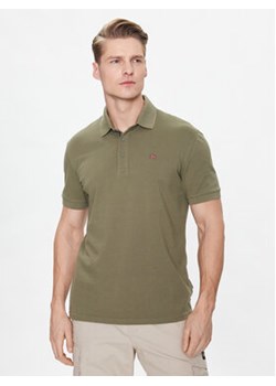 Napapijri Polo Eolanos 3 NP0A4GB3 Zielony Regular Fit ze sklepu MODIVO w kategorii T-shirty męskie - zdjęcie 169871083